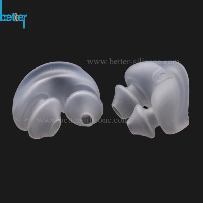 Benutzerdefinierte LSR-Flüssigsilikon-Nasen-/Hybrid-/Oral-/Gesichtsschlaf-Apena-Kissen-CPAP-Maske